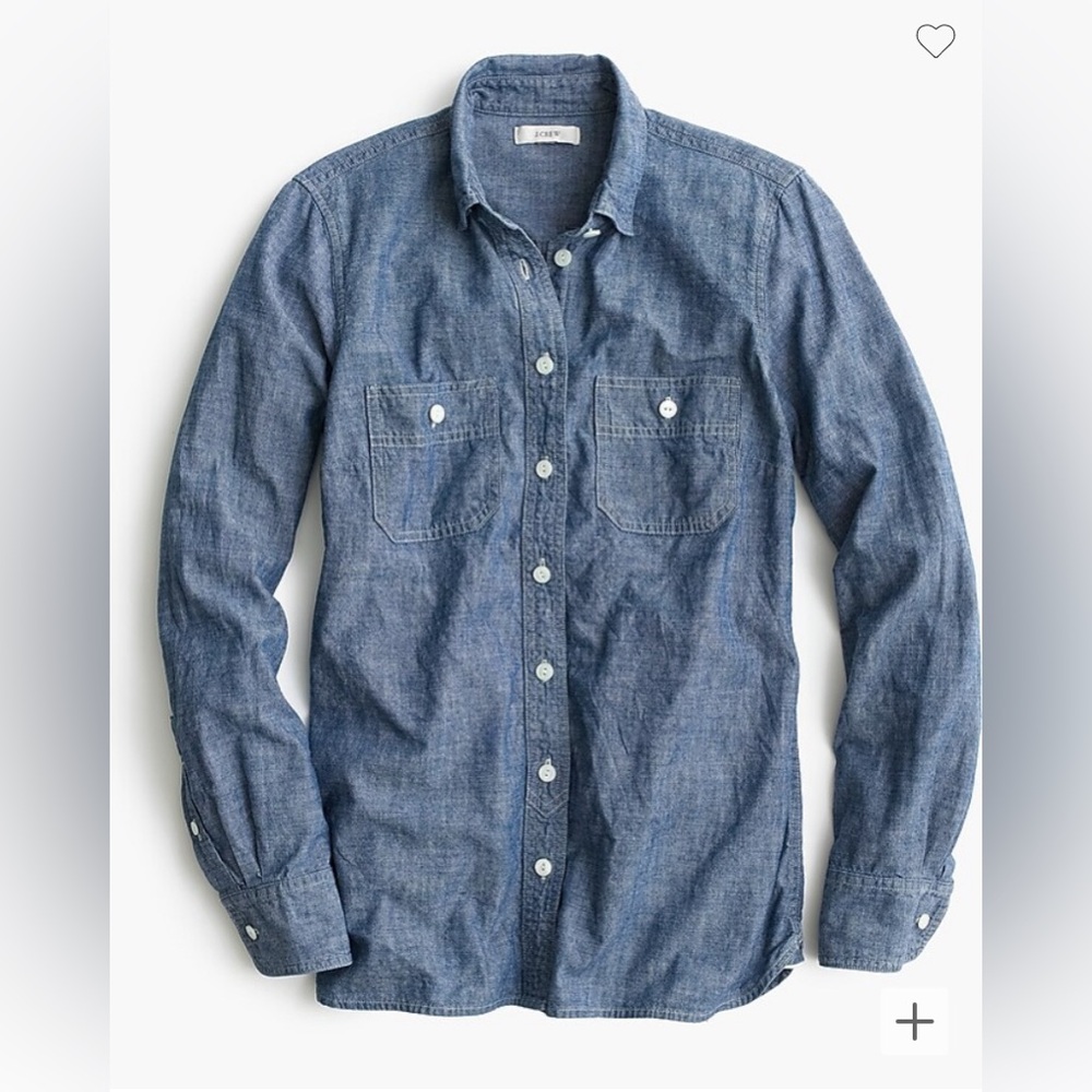 J. Crew Selvedge chambray shirt